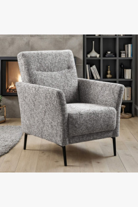 Design-Sessel aus Massivholz mit PUR-Polsterung,